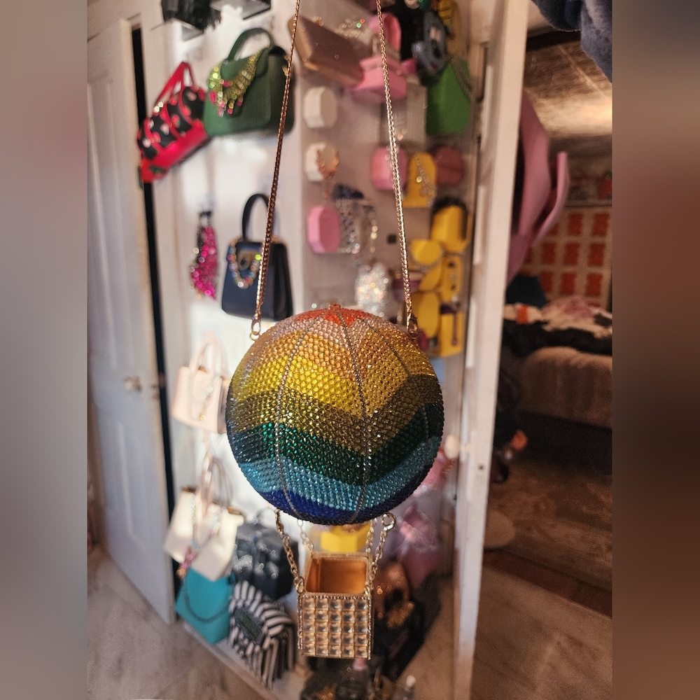 Colorful Hot Air Balloon Purse